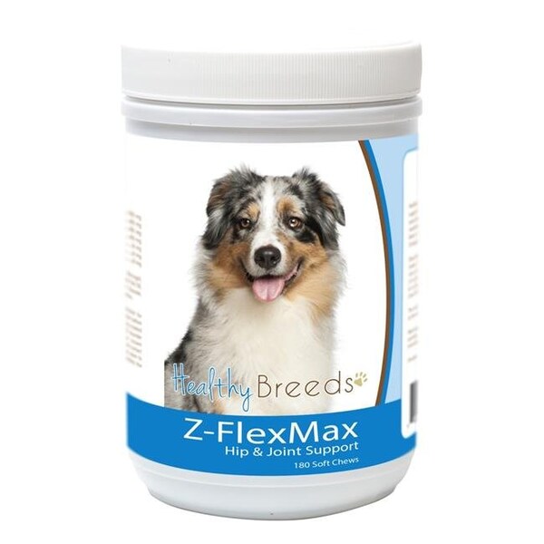 Healthy Breeds 840235156208 Australian Shepherd Z-Flex Max Dog Hip & Joint Support - 180 Count 840235156208 - main